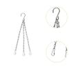 3 Leads Flower Pot Chain Secure Flexibility Hanging Flower Basket Birdcages Hanger for Balcony Garden Home Yard Flower Pots