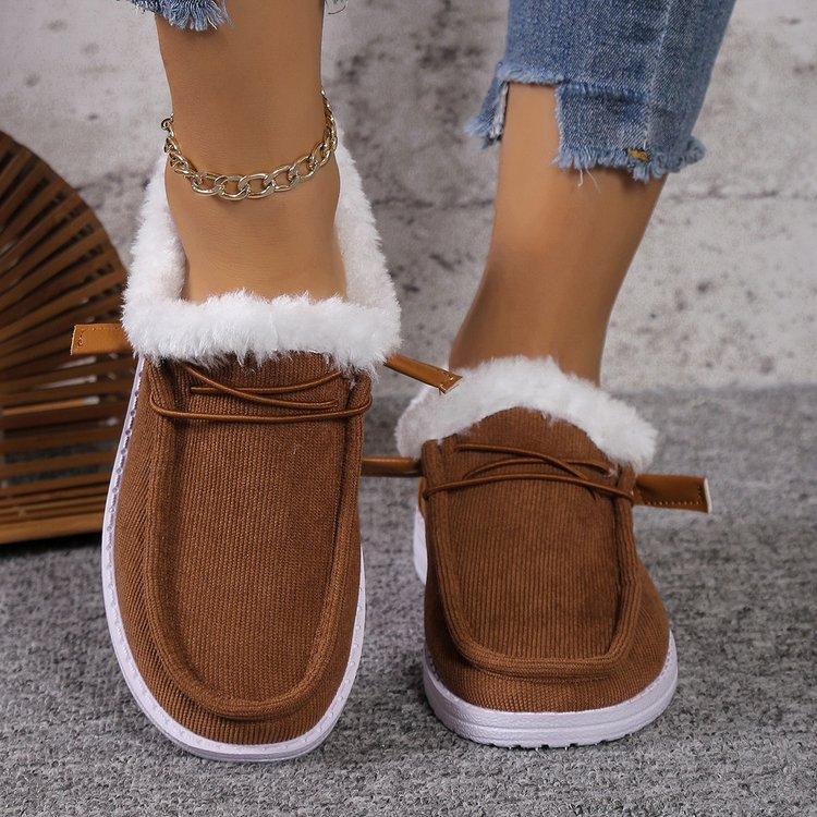 

2024 новые зимние туфли из хлопка, утепленные и набивные теплые туфли для женщин, большой размер 43 туфли из хлопка для женщин 43