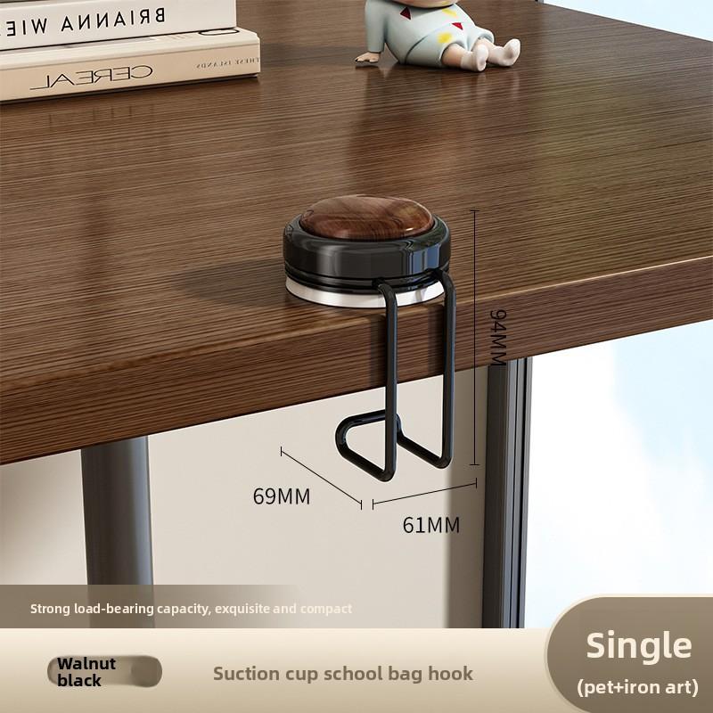 Suction Cup Bag Hook, Movable Student Desk Bag Hook, No Need To Drill Holes, Dormitory Desk and Desk Side Hook