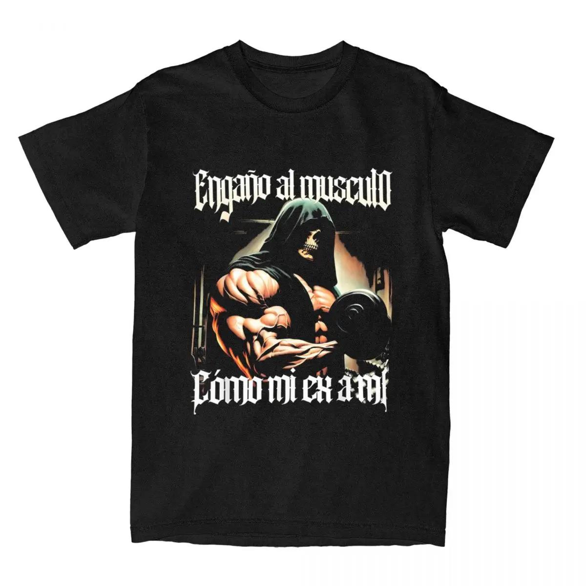 Gym T Shirt Hip Hop T Shirt Summer Street Harajuku T Shirt Outdoor Sports Street Wear Muscle Beefy Man Must Go with Everythin... S разноцветный