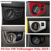 Rám dekorativního tlačítka spínače světla ABS / Nerezová ocel Interiérové doplňky Pro VW Volkswagen Polo -