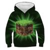 2025 New Minecraft Pop Hoodies Kids T Hoodie Kawaii Zombie Cartoon Boys and Girls Tops Clothes 4 5 6 7 8 9-14 Years Old