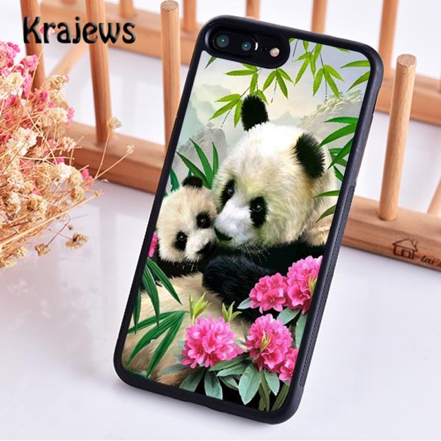 

Krajews Cute keep calm and be a pandicorn panda Phone Case For iPhone 17 Air 16 15 14 plus 11 12 13 pro max coque Fundas iPhone 13