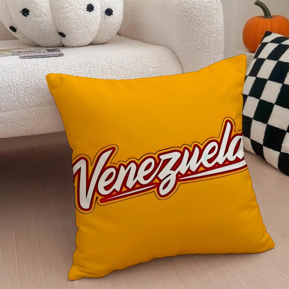 Simple fashion flag style VVenezuelas Cushion Cover Linen Pillow Case Soft Breathable Protective Couch Room Decoration