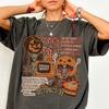 Halloween Collage Shirt Retro Spooky Season Ghost Graphic Tee