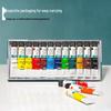 Winsor & Newton 12-Color Waterproof Acrylic Paint Set for DIY Stone, Textile & Wall Painting