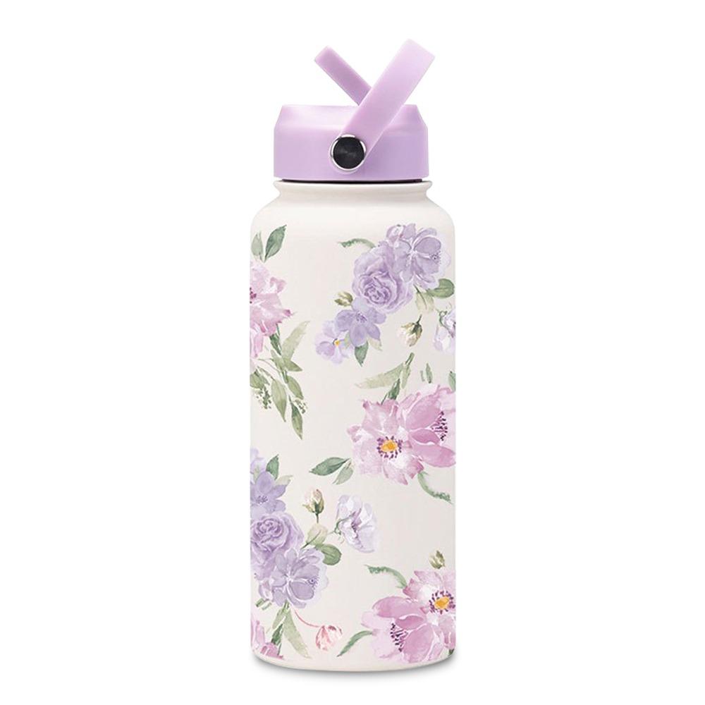 Straw Lid Vacuum Insulation Tumbler 304 Stainless Steel Handheld Cup New Drinking Cup  Handheld Use