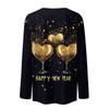 Women's And Winter Round Neck Long Sleeve T-Shirt Printed Top