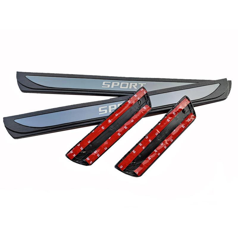 Car Accessories For Nissan Kicks 2024  Door Sill Scuff Plate Protector Auto Threshold Scuff Pedal Trim Stickers 2017