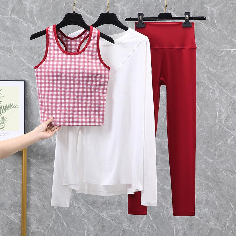 Eleganter 2025 Damen-Yogaanzug – Hochwertiges, wunderschönes Frühling/Sommer-Fitnessset