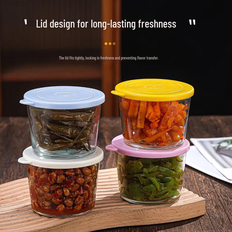 Portable Glass Food Storage Bowls