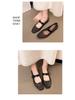 Versatile Breathable Crystal Flat Sandals - Non-Slip Beach Shoes with Fashionable Hollow Design