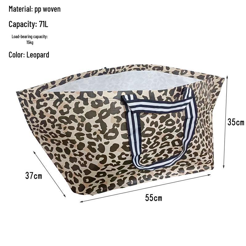 Eco-Friendly Waterproof PP Woven Tote: Outdoor Shopping & Storage Bag