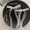 Y2K Girl's Lace Ribbon Bow Hair Clps Women's Long Bowknot Hairpins Lovely Lolita HairClips Hair Accessories 1PC