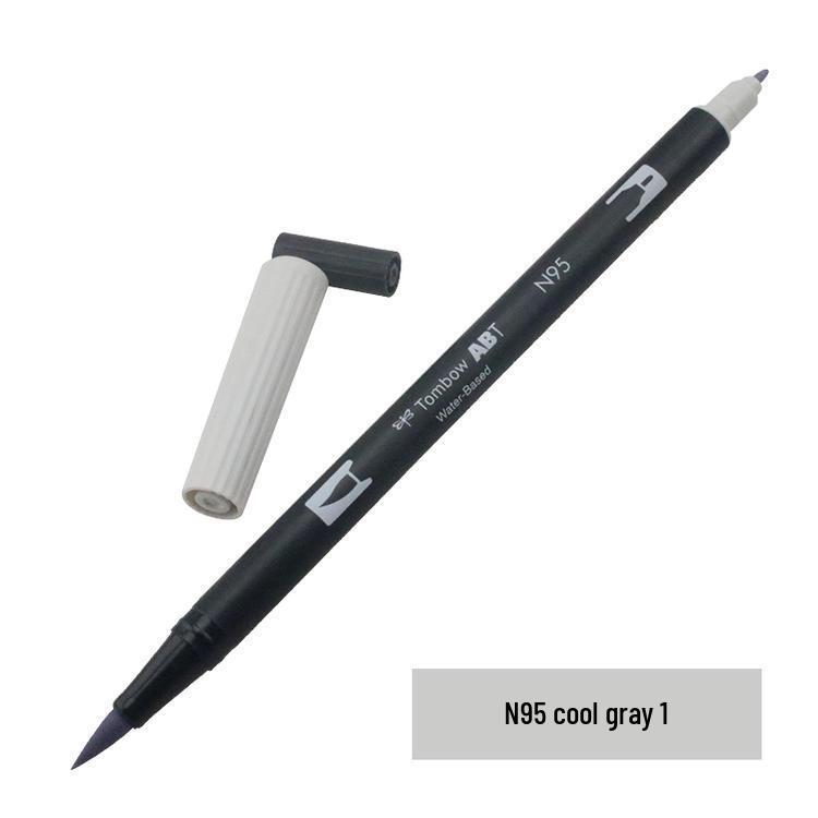 Tombow ABT Warm Color Double-Ended Watercolor Brush Pen for Students