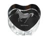 Barb Horse – A Photo of a Horse In Crystal, a Crystal Heart |