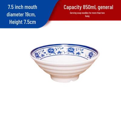 Tigela de Melamina para Macarrão Estilo Chinês