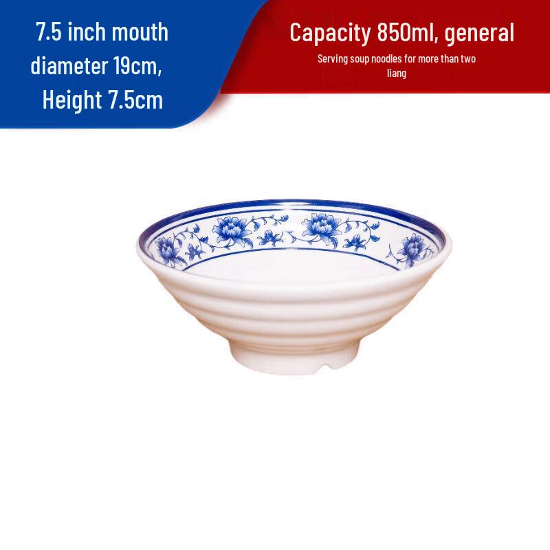

Chinese Style Melamine Noodle Bowl