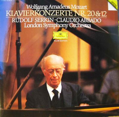 LP-Schallplatte RUDOLF SERKIN, CLAUDIO ABBADO, LOND - Mozart Konzert Fur Klavier Und Orch 405928 DEUTSCHE GRAMMO 1982 Deutschland Klassik Gebraucht