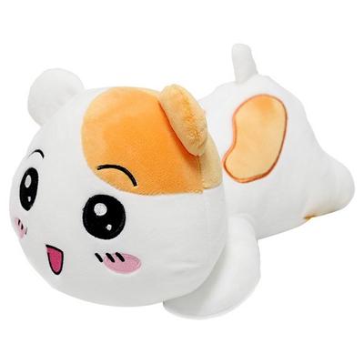 Ebichu Pouch Plyšový Ležící Střední, 25 cm, Oranžový, Oblíbené hračky pro korejské děti