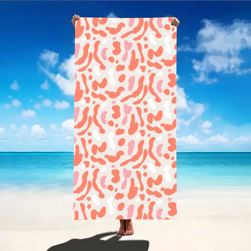 Fish Scale Mesh Beach Towel Large Microfiber Ultra-Soft Quick Dry Bath Towels For Swimming Yoga Lightweight Travel Camping