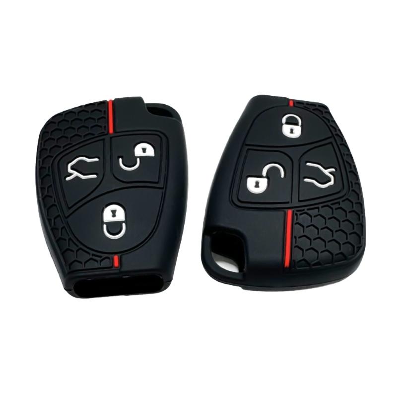 Schlüsselanhänger Schutzhülle Silikon Auto Schlüsselhülle für B200 S350 E280 Wasserdichte Fernbedienung Schlüsselhülle Schutzschale Weiche Hülle