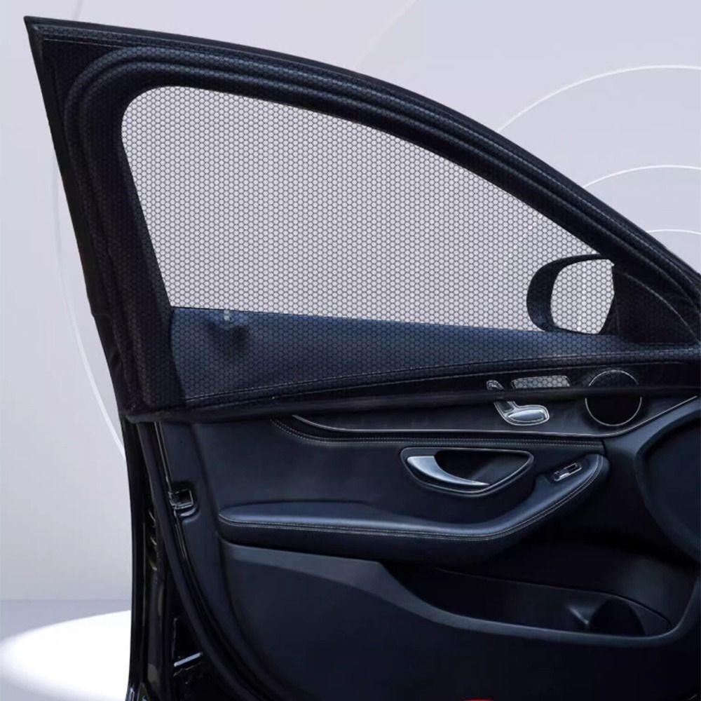 4Pcs/Set Mesh Car Window Screen Block Sunlight Window Privacy Net  Car Accessories