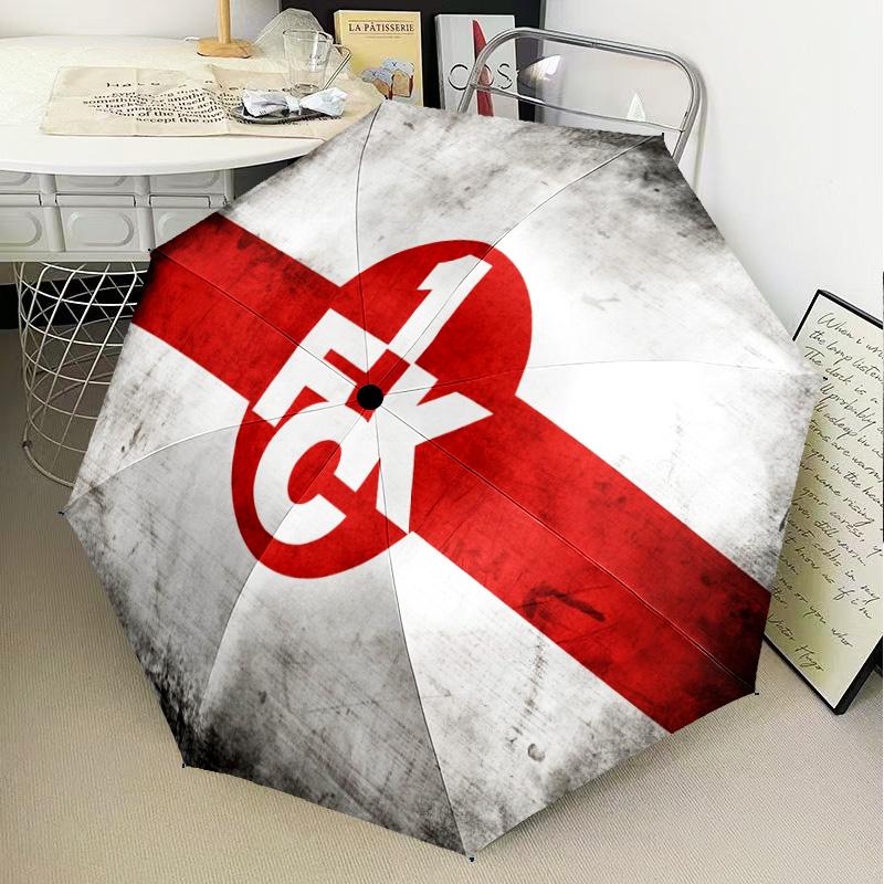 Kaisers-lautern Football Club Automatic Folding Umbrella - 8-Rib Travel Umbrella with Auto Open/Close & Portable Gifts for holidays or birthdays
