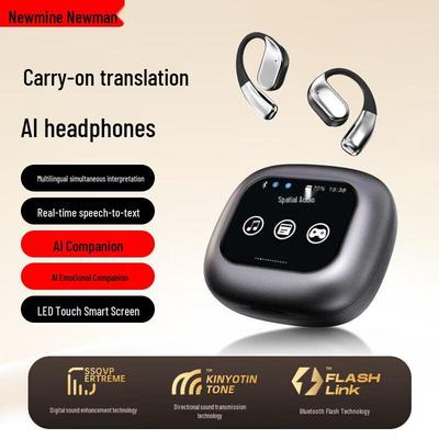 Newmine K16 AI Translation Bone Conduction Wireless Earbuds