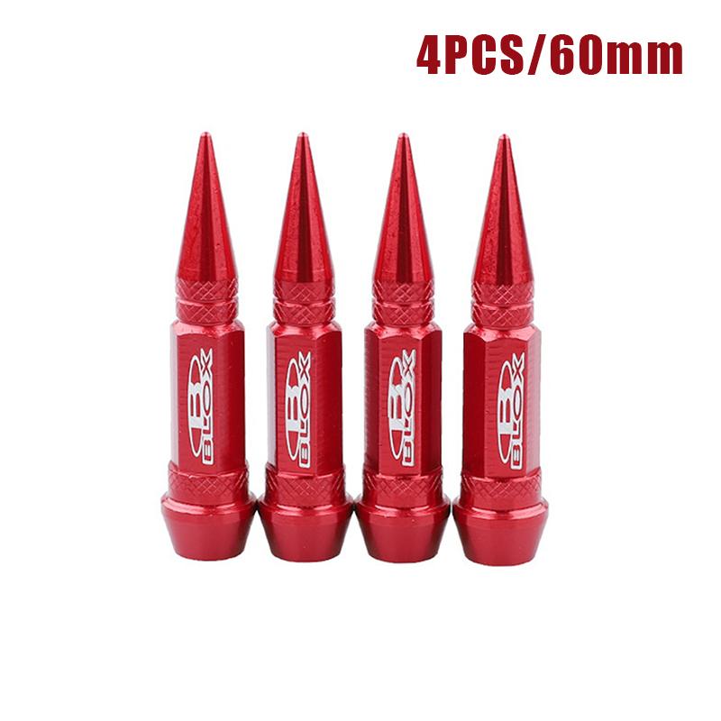 45/60Mm Spiked Valve Caps, Aluminum Dustproof & Waterproof Tire Valve Stem Caps, Suitable For Cars, Trucks And Motorcycles