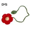Flower Curtain Tiebacks Knitted Floral Curtain Strap for Curtains Drapes Handmade Crochet Flower Bookmark for Book Lovers
