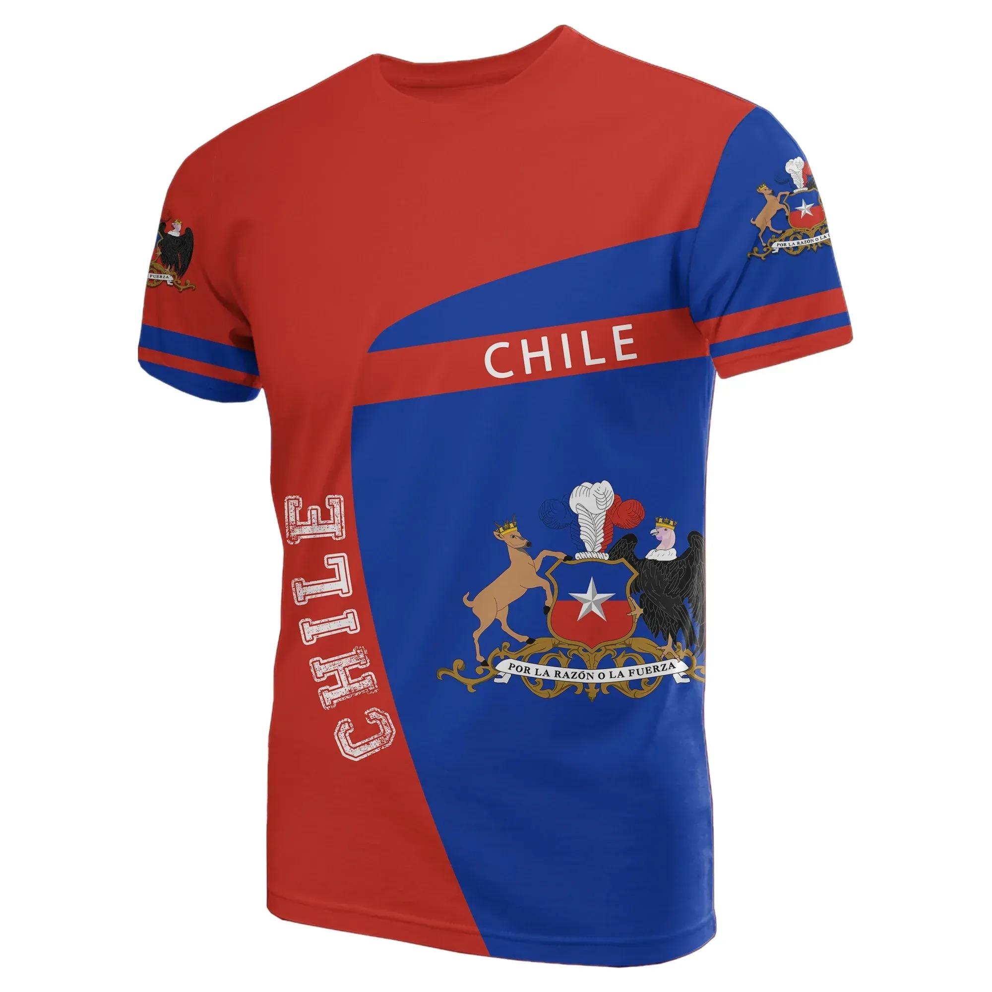 

Футболка с 3D принтом Чили, мужская летняя футболка с круглым вырезом и короткими рукавами, негабаритный топ, повседневная футболка, свободная уличная одежда Harajaku L