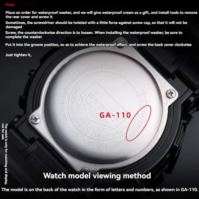 Für Casio G-SHOCK Uhr GA-110 GA2100 GM-2100 DW5600 GW-M5610 GG-1000 GA-1100 Serie Gehäuseboden Wasserdichter Ring Staubdichtungsring