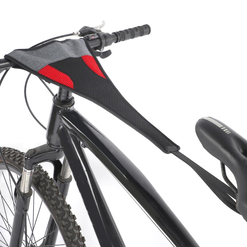 Black Red Bike Frame Sweat Guard Waterproof Denim Bike Trainer Guard For Road Bikes,Mountain Bikes
