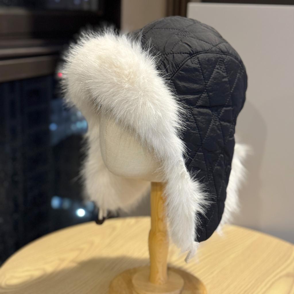 Winter Hat Women's Outdoor Windproof Warm Plush Toe Cap Plus Velvet Thickened Cold Proof Lei Feng Hat Cycling Ear Protection Hat