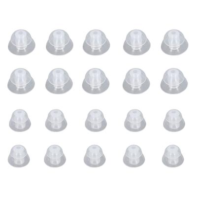 20pcs Sound Aid Earbuds Silicone Ear Tips Replacement Soft Comfortable Pocket Sound Aid Domes for
