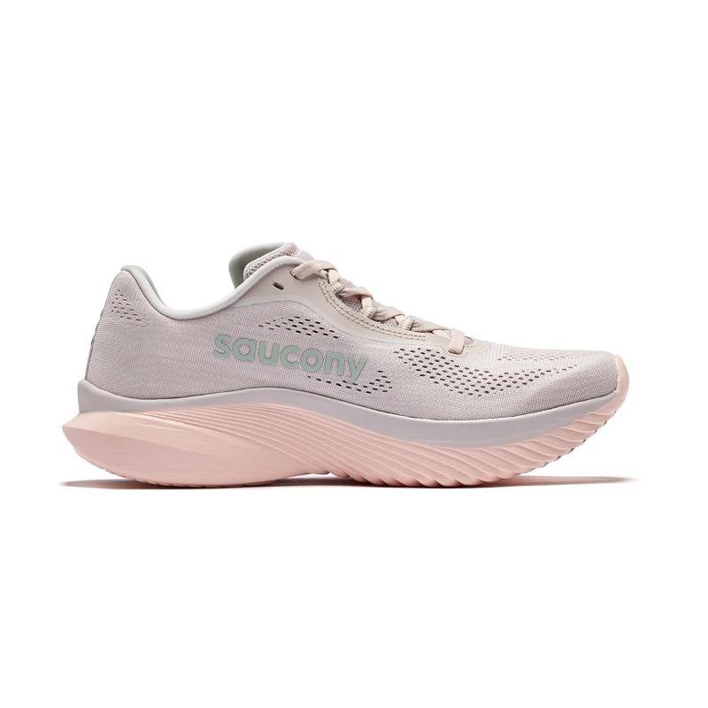 SAUCONY Kinvara 15 Women Running Shoes Light Pink Green Lightweight Comfy S10967-242