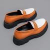 Neue Mode Herren Designer Lackschuhe Mode Mischfarben Penny Loafers Hochzeit Herren Bürokleid Lässiges Schuhwerk
