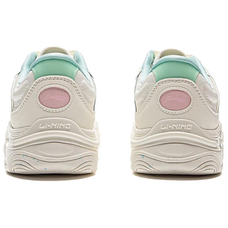 Li-Ning Future Flow Comfortable Versatile Wrap Durable Low-Top Skate Shoes Women Sneakers White AGCV042-1