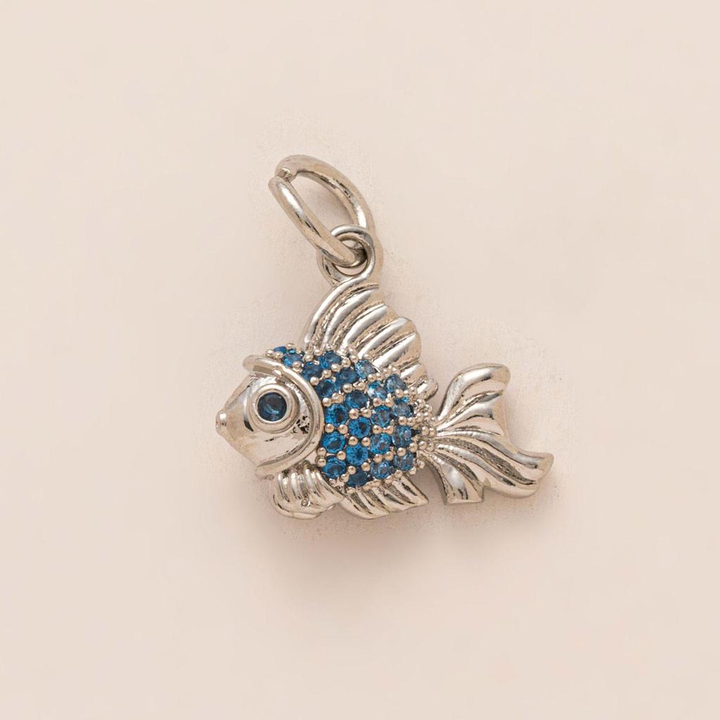 14k Copper Ocean Series Pendant: Enamel Fish, Shell, Conch, Starfish, Lobster, Dolphin Jewelry Accessories