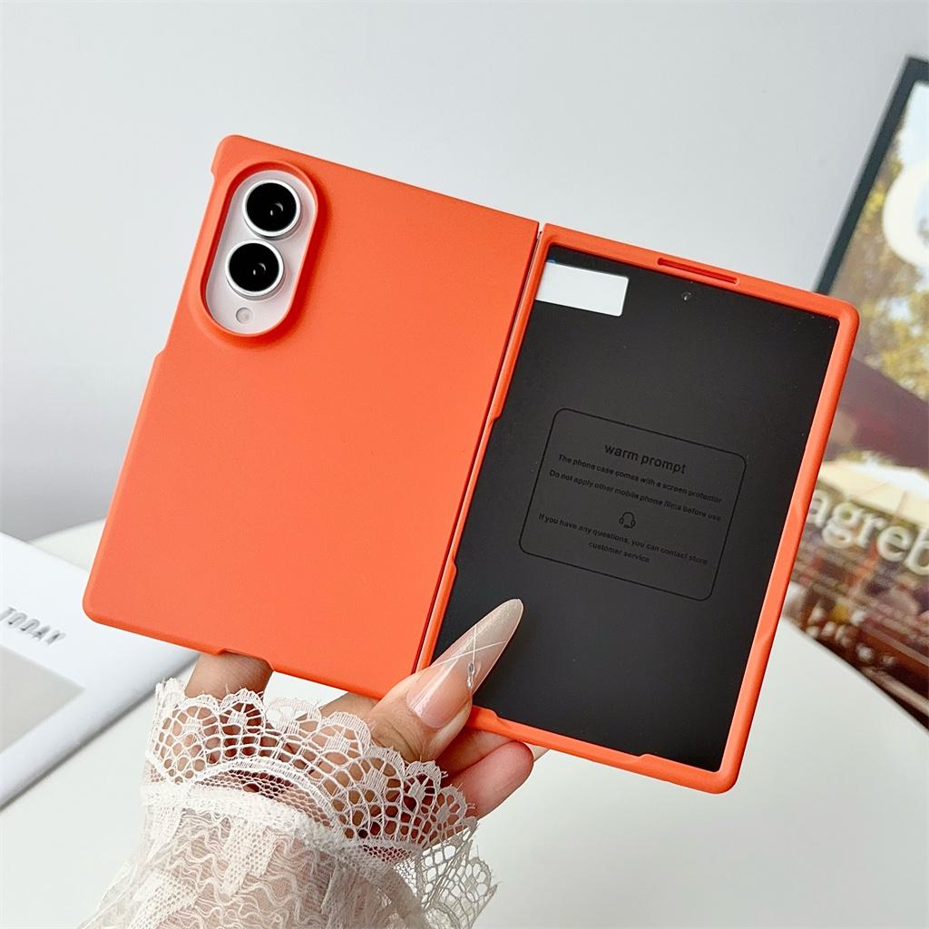 Candy Color Hard PC Phone Case with Front Screen Film for Samsung Galaxy Z Fold 8 Ultra 7 6 5 Fold8 Fold7 Fold6 Fold5 5G Cover