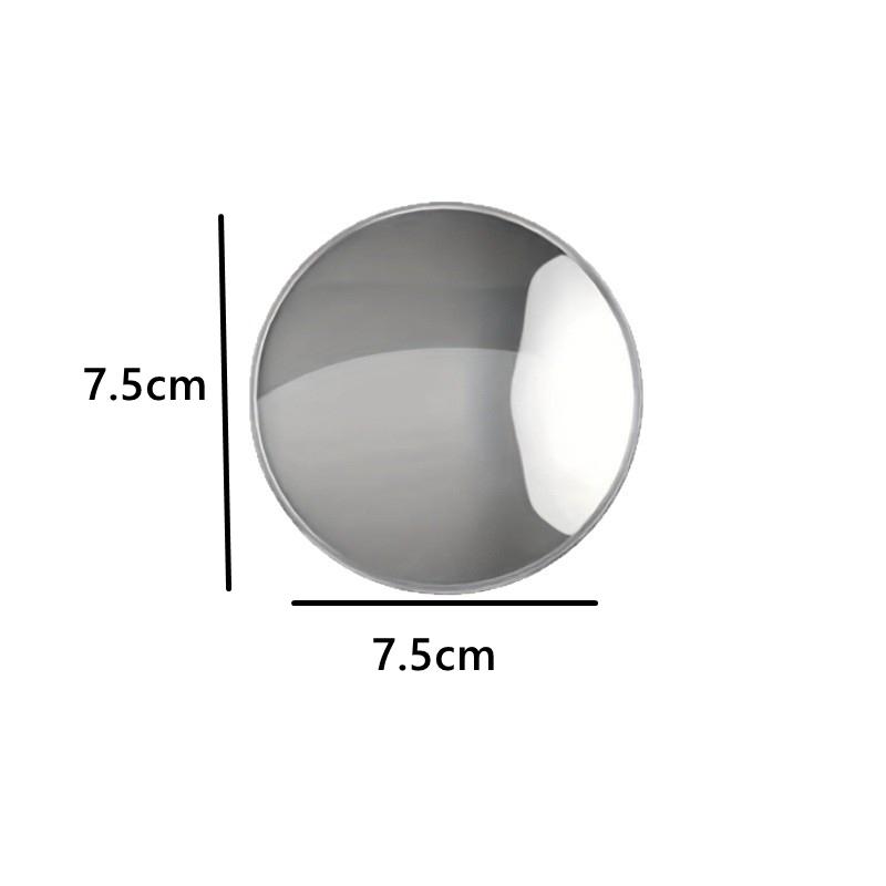 2Pcs Round Convex Mirror Travel Selfie Photo Props High-Definition Mirror Portable Makeup Mirror Handheld Photography Mirrors