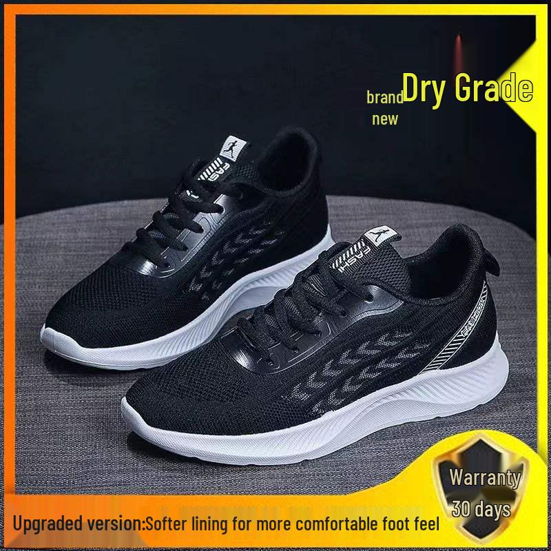 

2025 Women s Spring/Summer Flyknit Sneakers - Breathable, Non-Slip Running Shoes with Soft Sole. 38