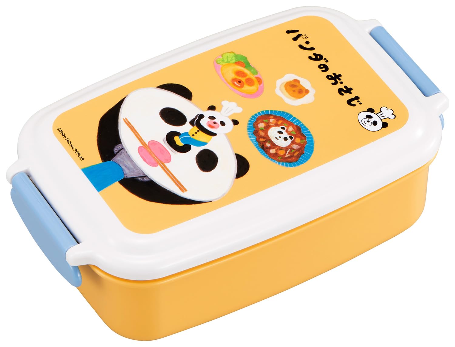 

Panda spoon lunch box PL 1R [with partitions]