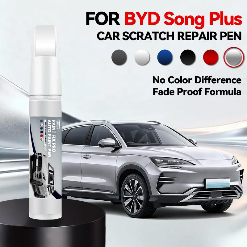

Для BYD Song PLUS Автомобільний олівець для ремонту фарби Touch Up Видалювач подряпин DIY Автоаксесуари Білий WAZ Червоний BYC Чорний BBB Синій STD срібний