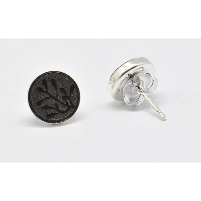 Boucles d'oreille Turis Feuillage (1 cm)