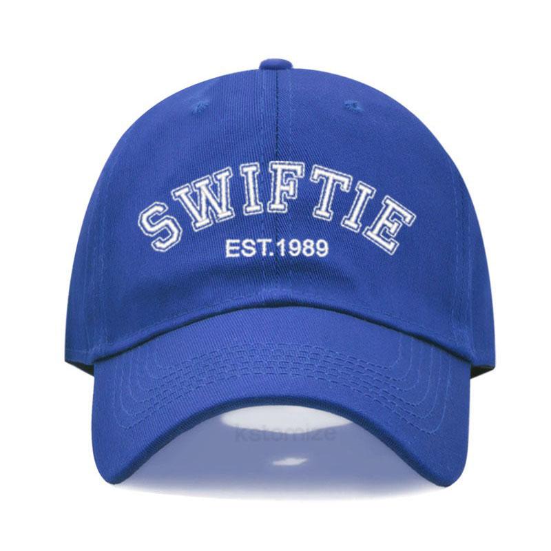 SWIFTIE 1989 Stickerei Baseballkappe für Männer Frauen Unisex Gewaschene Baumwolle Dad Hat Sonnenhut Geschenk Fans Outdoor-Sport Dropshipping