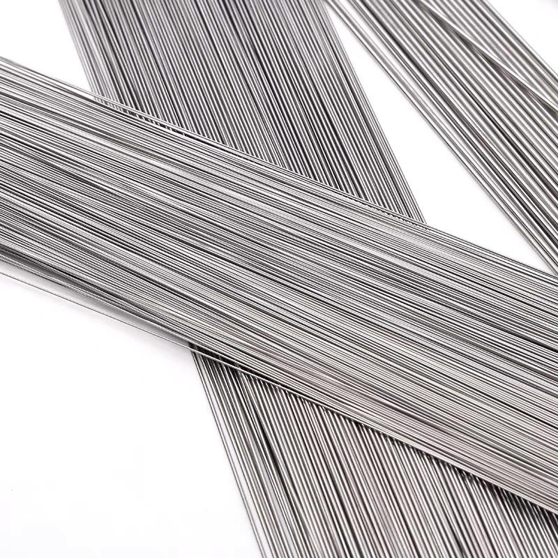 

304 Stainless Steel Spring Wire Bar, 0.2mm-5mm, Round & Machinable 0.2mm, 1 meter, 10 pieces