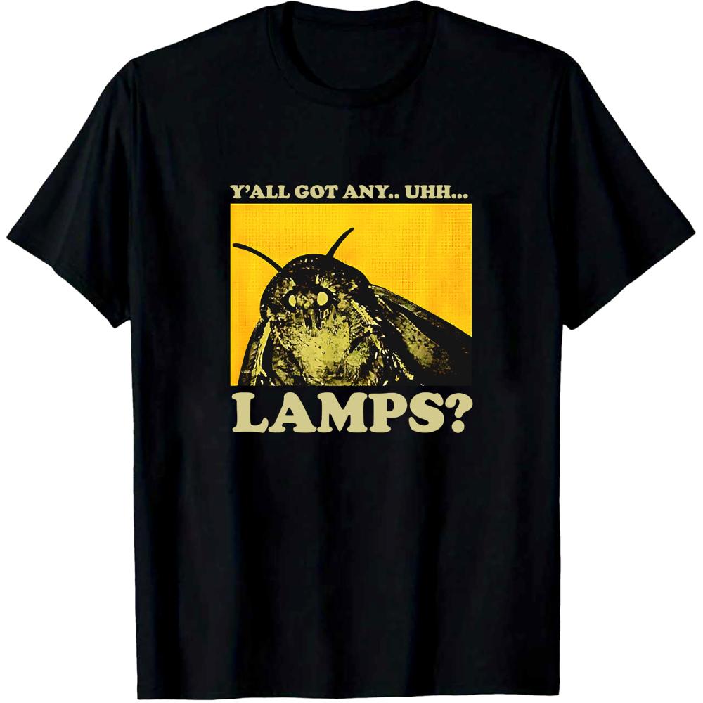 

Funny Y all Got Any Lamps Men s T-Shirt Classic Fit Breathable Cotton Casual Tee for All Seasons Cotton Printed Shirts S разноцветный