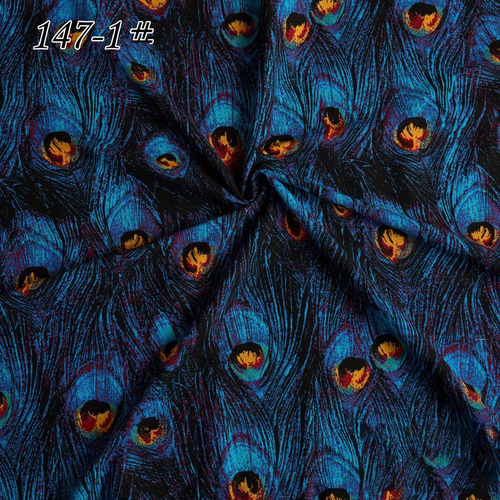 145x100cm Cotton Linen Small Floral Printed Fabric For Women's Clothing, Decorative Fabric DIY Handmade Sewing Cloth Fabric
